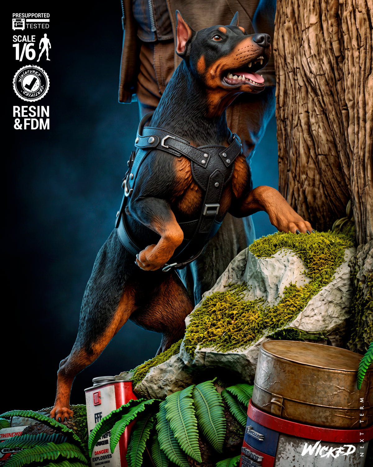 First Blood Diorama (75mm to 500mm) - Unassembled/Unpainted/3D Print