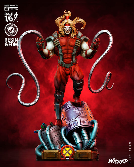 Omega Red Sculpture (75mm to 500mm) - Unassembled/Unpainted/3D Print