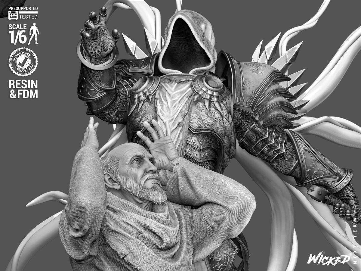 DIABLO II Diorama(75mm to 500mm) - Unassembled/Unpainted/3D Print