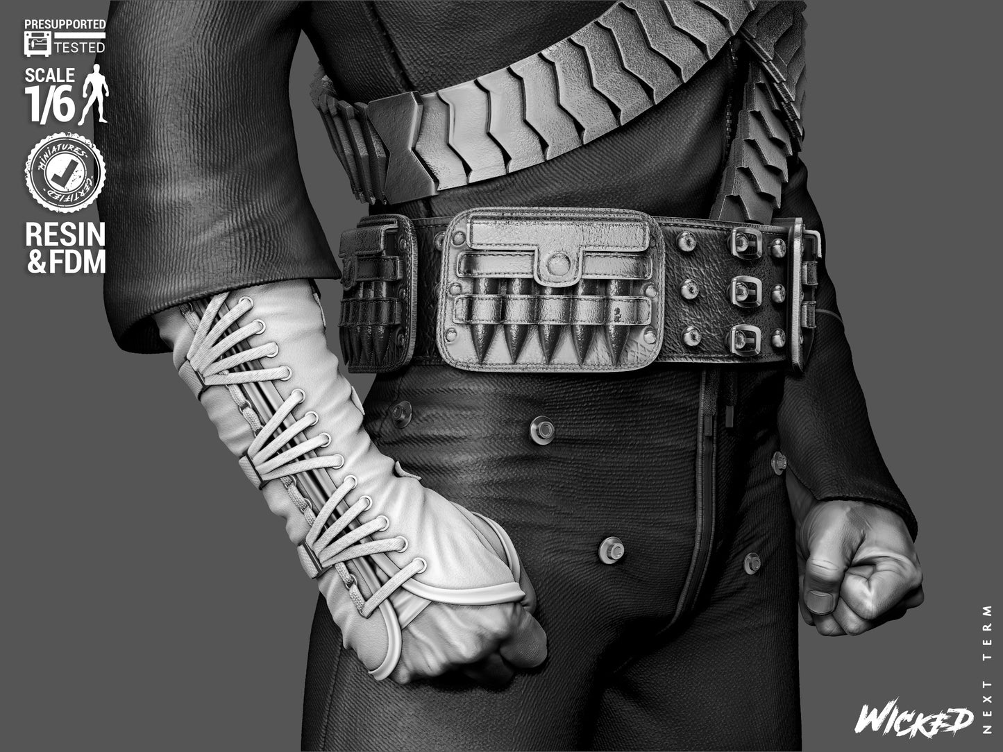 Michael Jackson Sculpture (75mm to 500mm) - Unassembled/Unpainted/3D Print