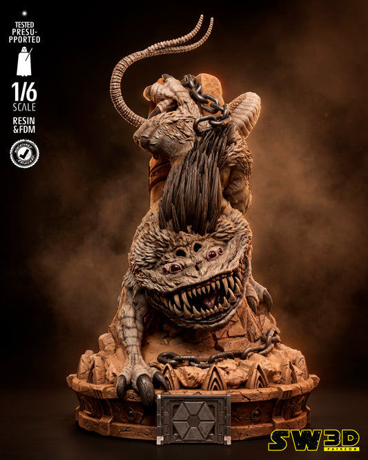 Nexu Sculpture (75mm to 500mm) -Star Wars - Unassembled/Unpainted/3D Print