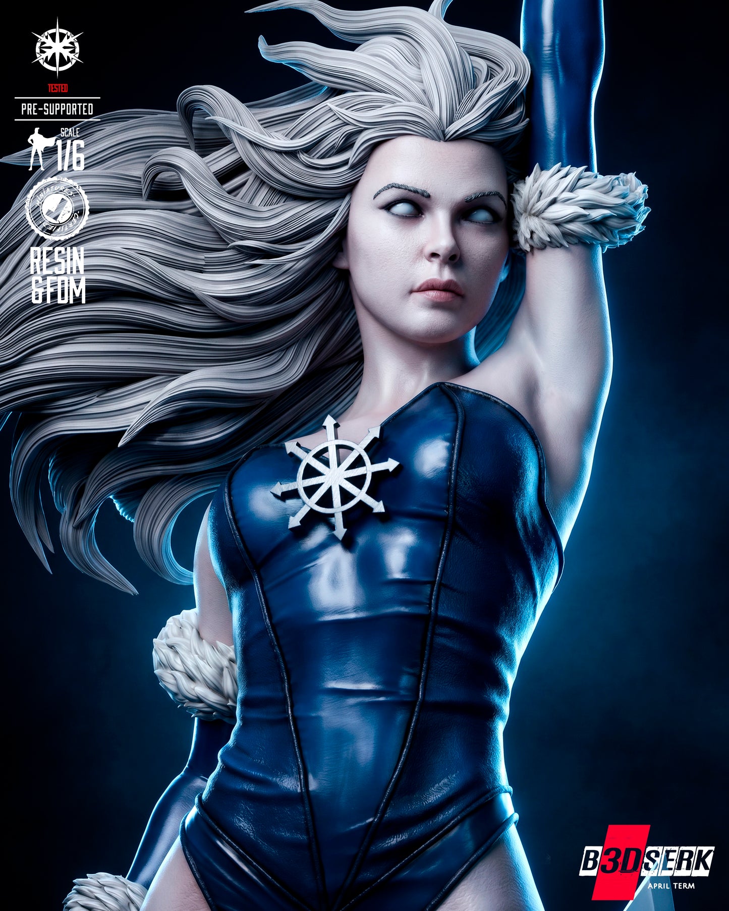 Killer Frost Sculpture (75mm to 500mm) - Unassembled/Unpainted/3D Print