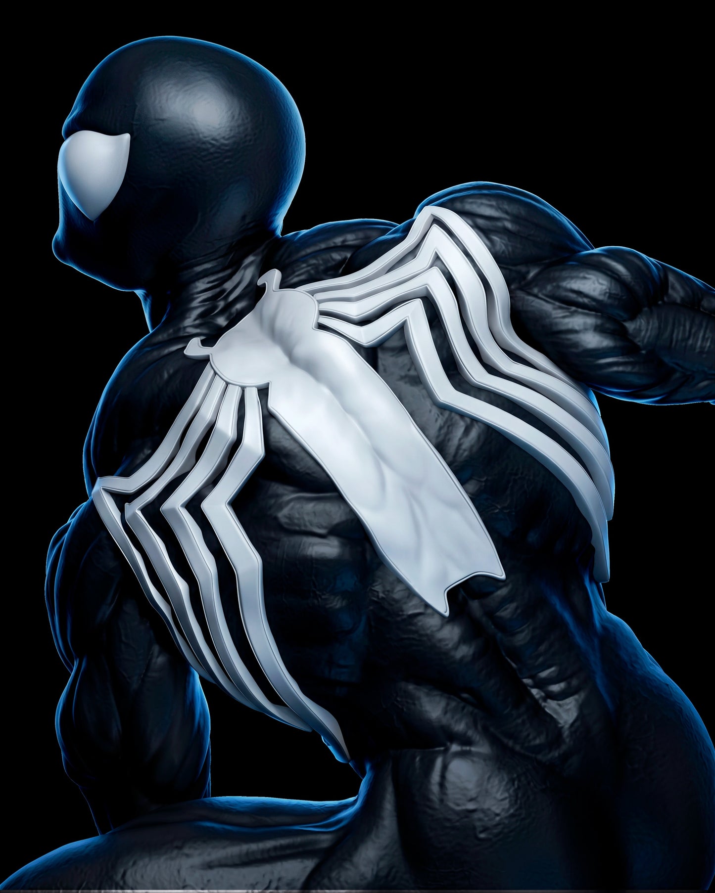 Spider-Man Sculpture (75mm to 500mm) - Unassembled/Unpainted/3D Print