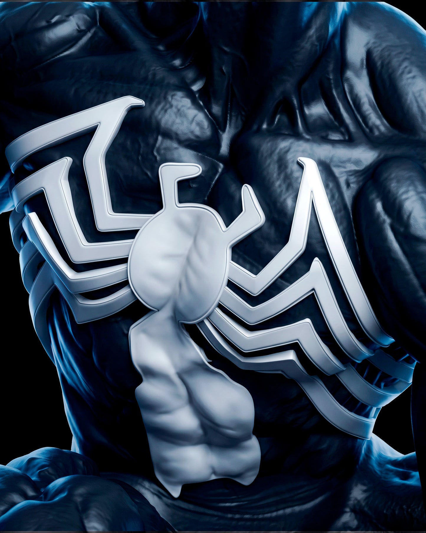 Spider-Man Sculpture (75mm to 500mm) - Unassembled/Unpainted/3D Print