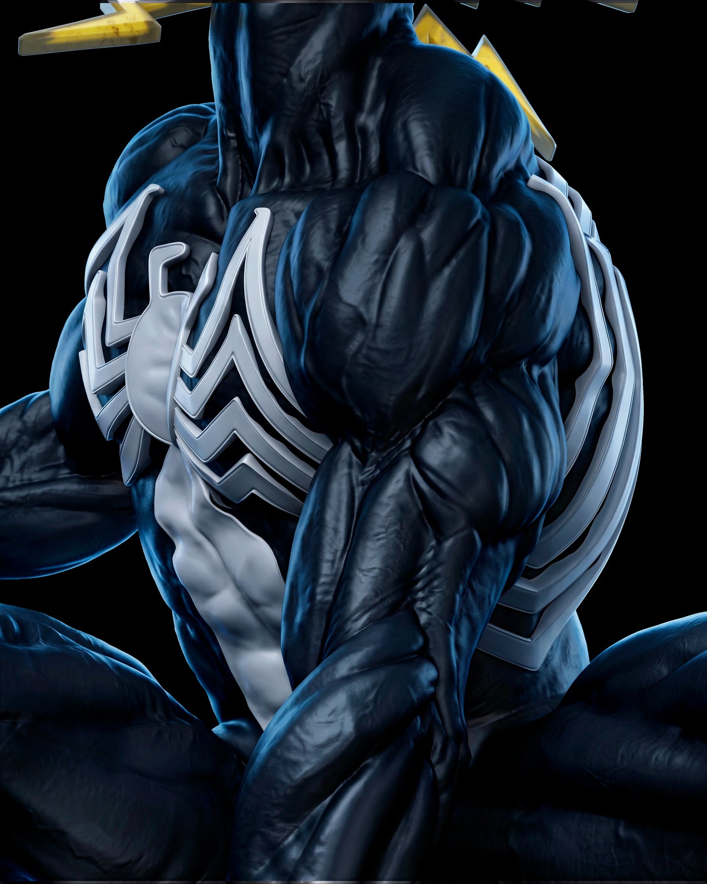 Spider-Man Sculpture (75mm to 500mm) - Unassembled/Unpainted/3D Print