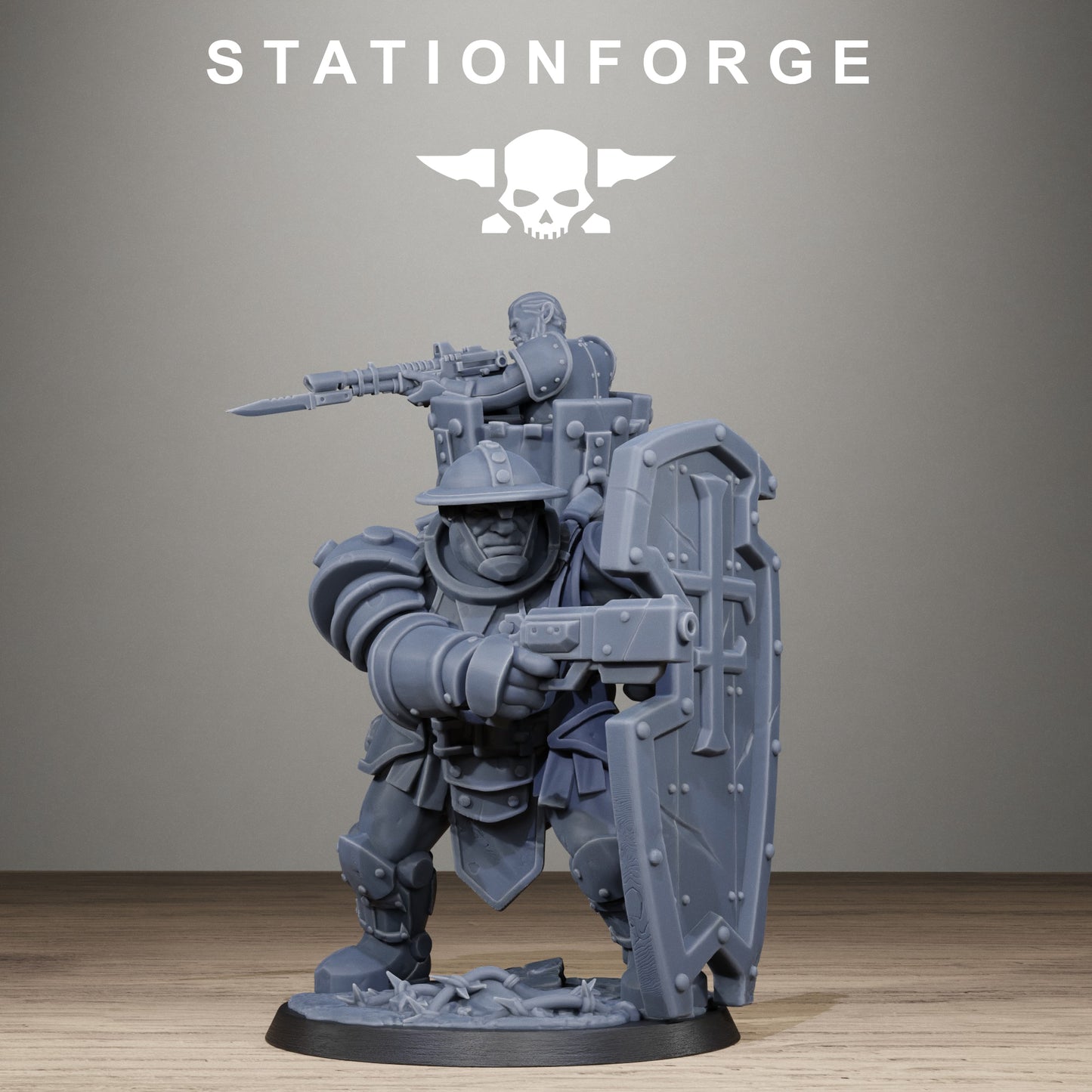RoyalGuard Shield Bearer (x2) - TTRPG - Wargaming - Grimdark