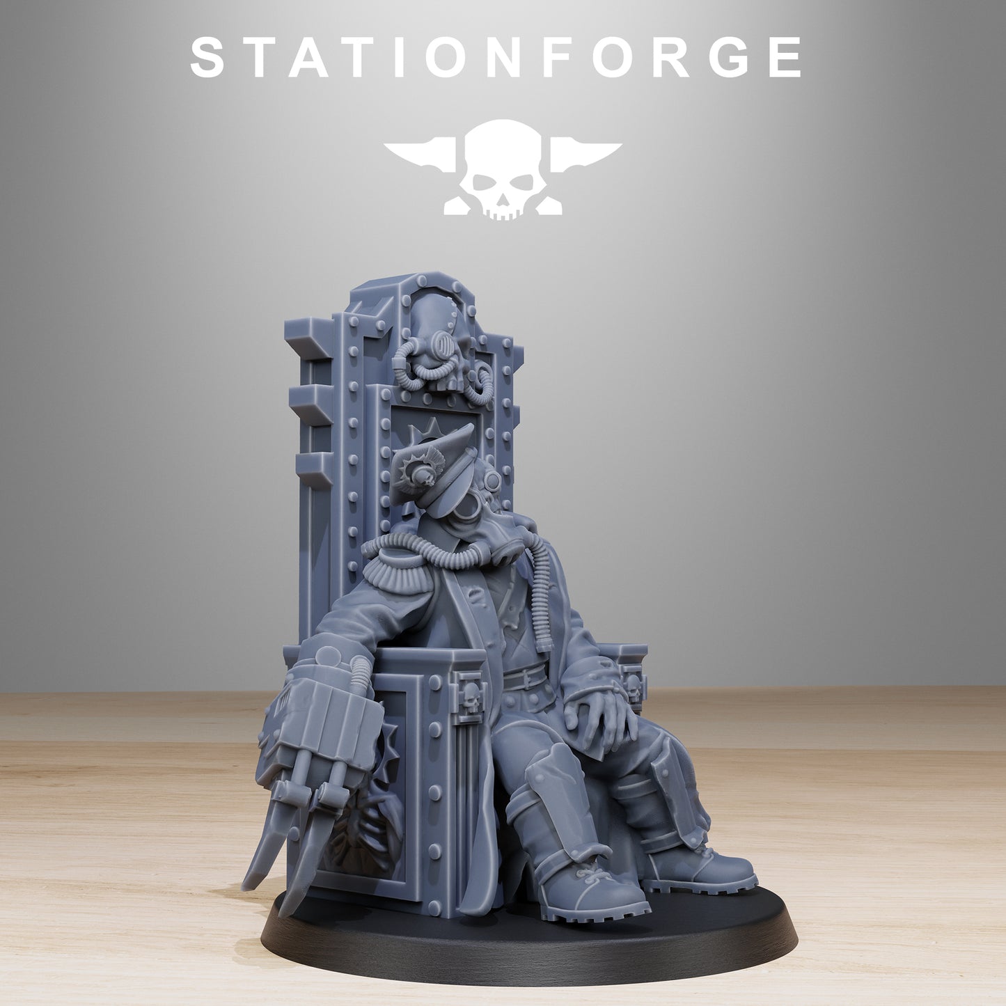 GrimGuard The Fallen Officer - TTRPG - Wargaming - Grimdark