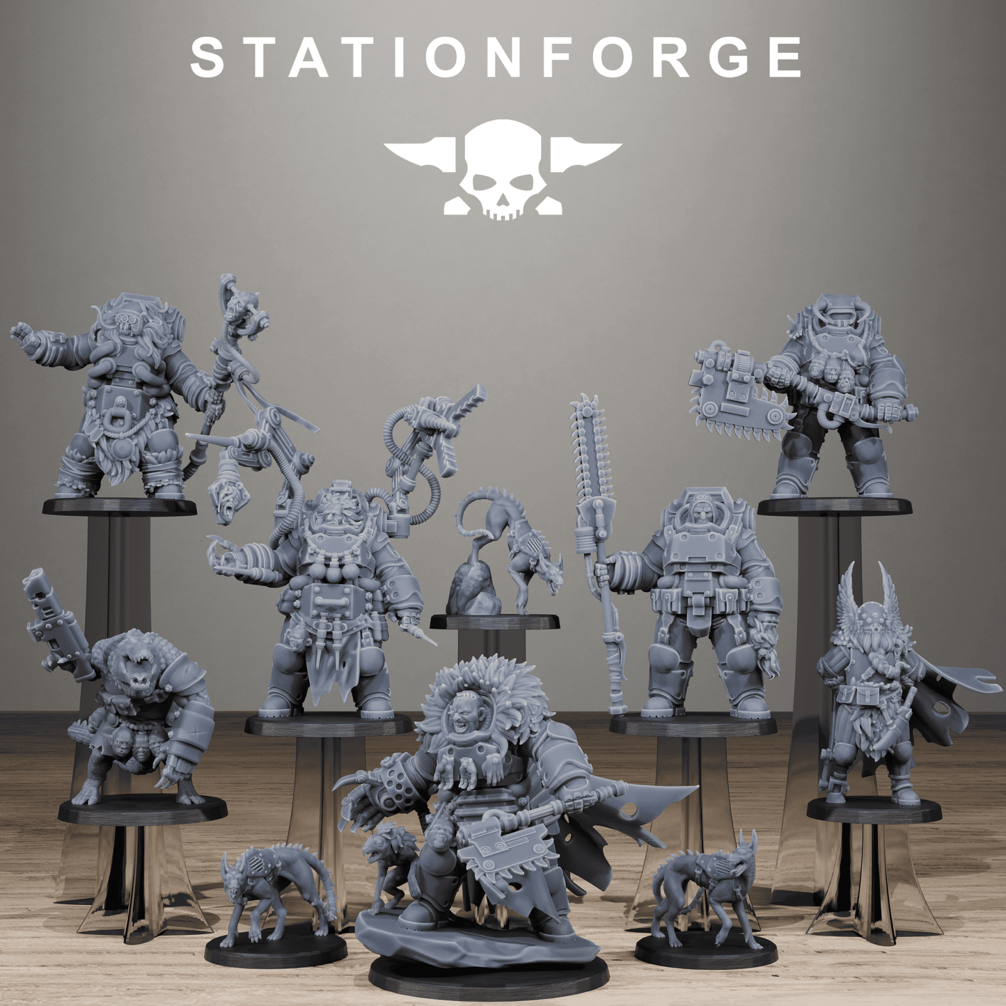 Techno Savages Vernaxers (x10) - TTRPG - Wargaming - Grimdark