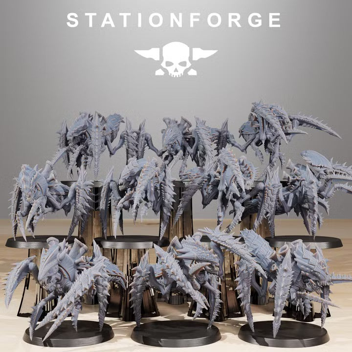 Xenarid Forge Elite (x32) - Alien Bugs - TTRPG - Wargaming - Grimdark