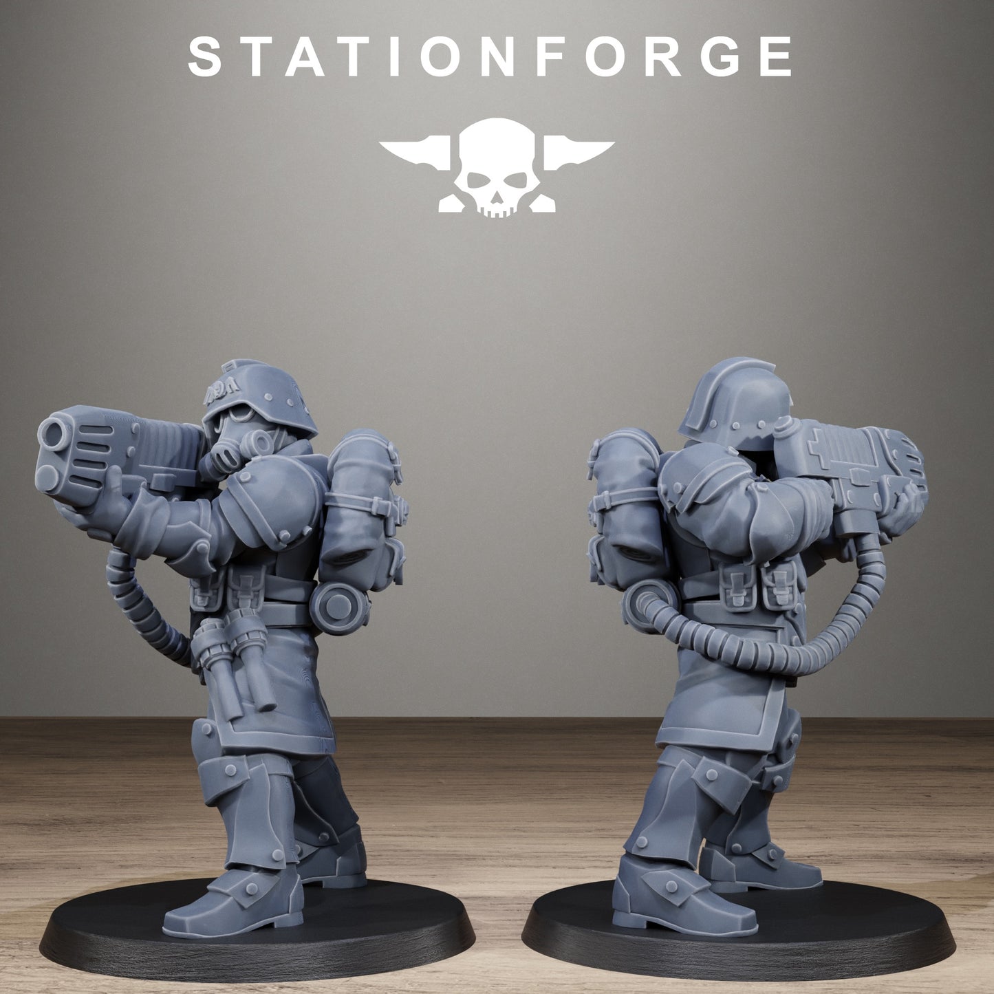 GrimGuard SteelClads (x10) - TTRPG - Wargaming - Grimdark