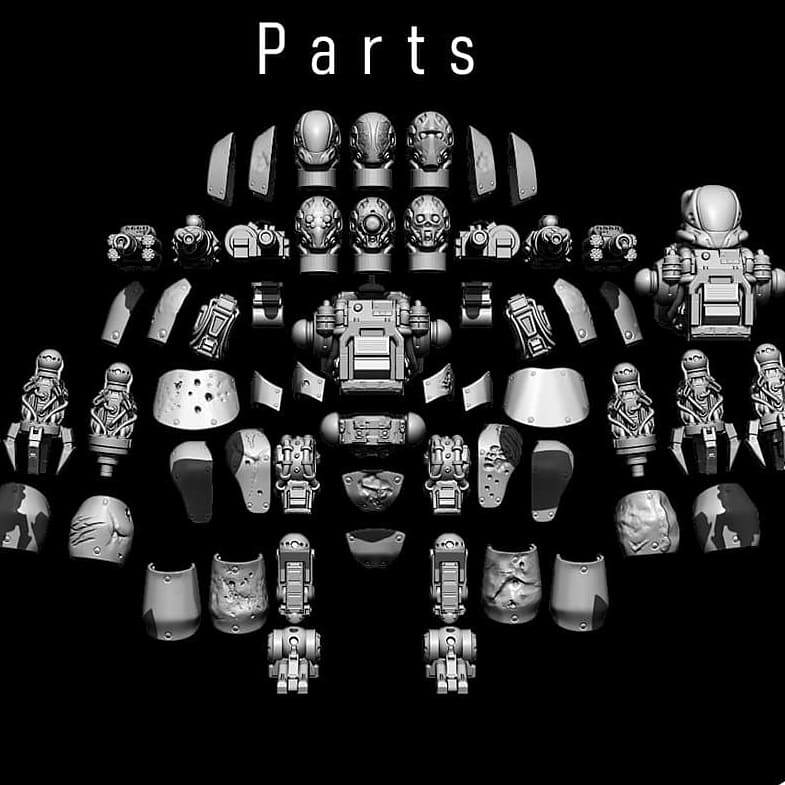 ROBOT DROIDTEX - by Station Forge - TTRPG - Wargaming - Grimdark