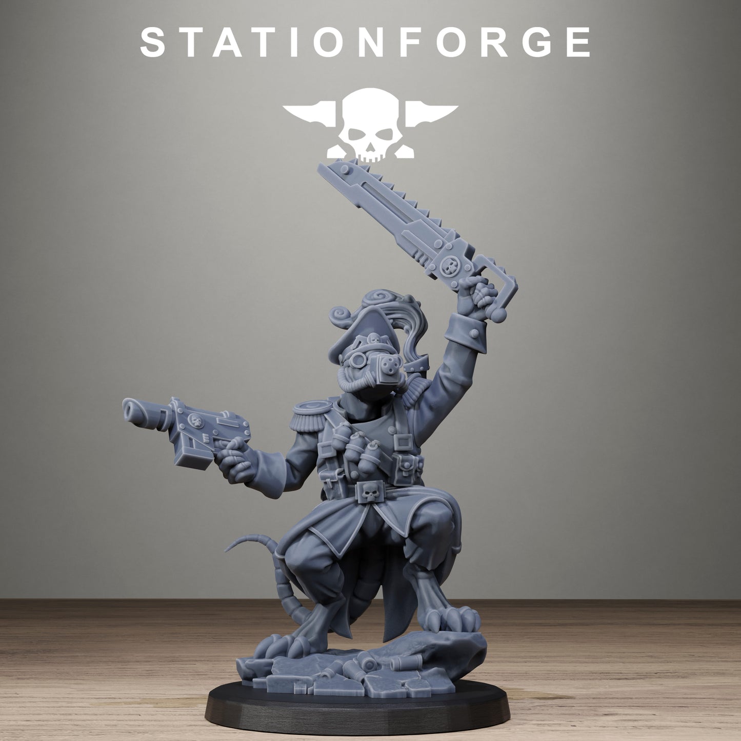 Raticus Officer (x2) TTRPG - Wargaming - Grimdark