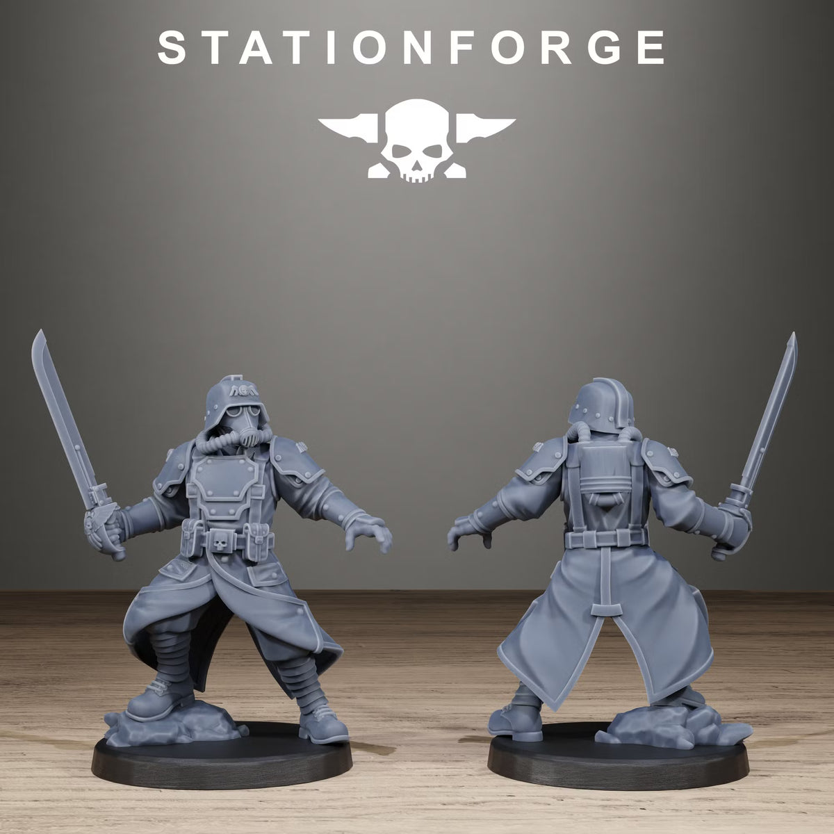 GrimGuard Melee Squad (x10) - TTRPG - Wargaming - Grimdark