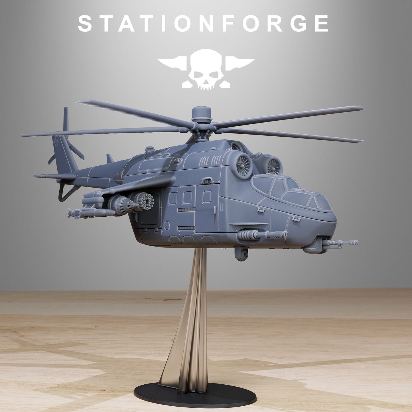 GrimGuard Helicopter - TTRPG - Wargaming - Grimdark