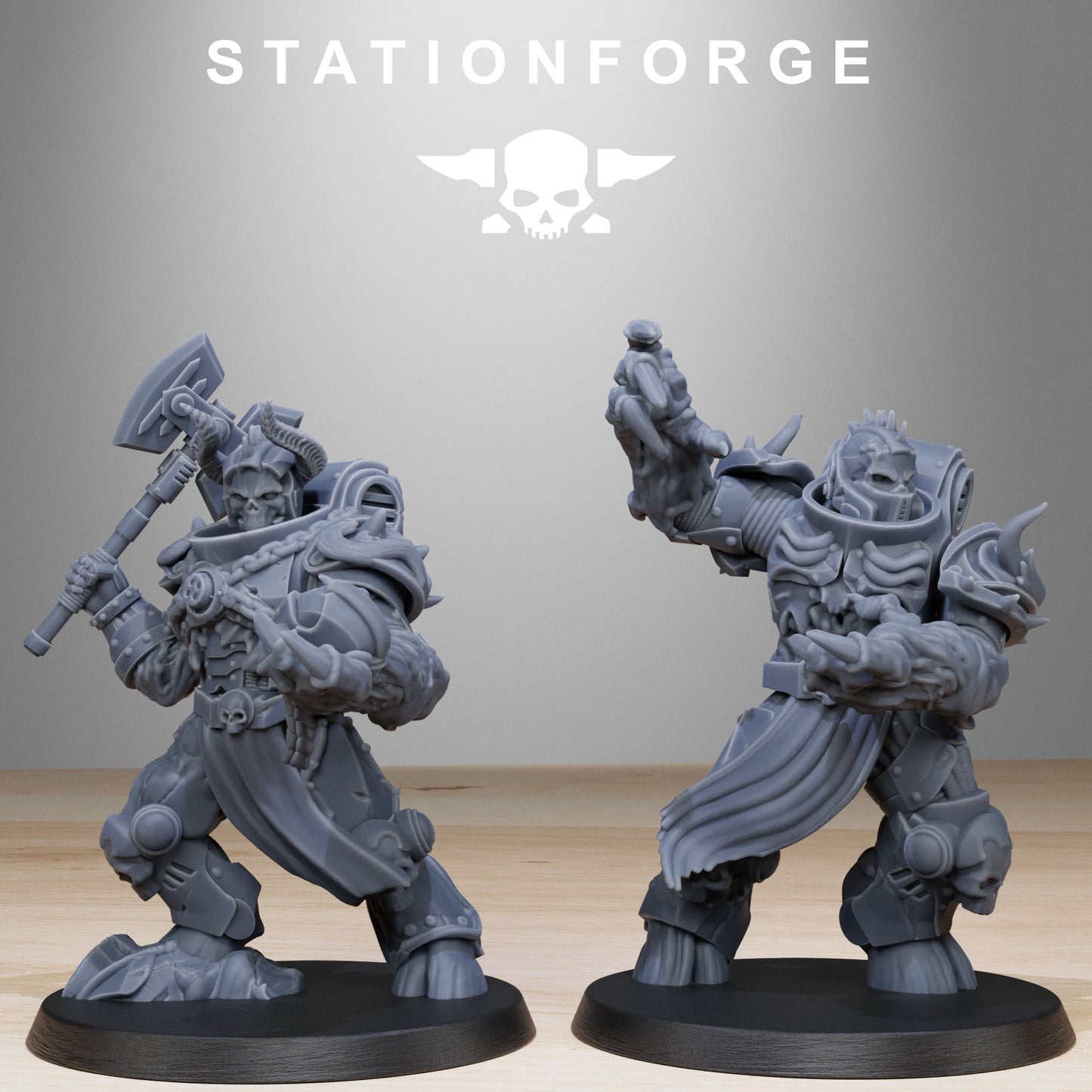 Socratis Corrupted Mutants (x10) - TTRPG - Wargaming - Sci-Fi - Grimdark