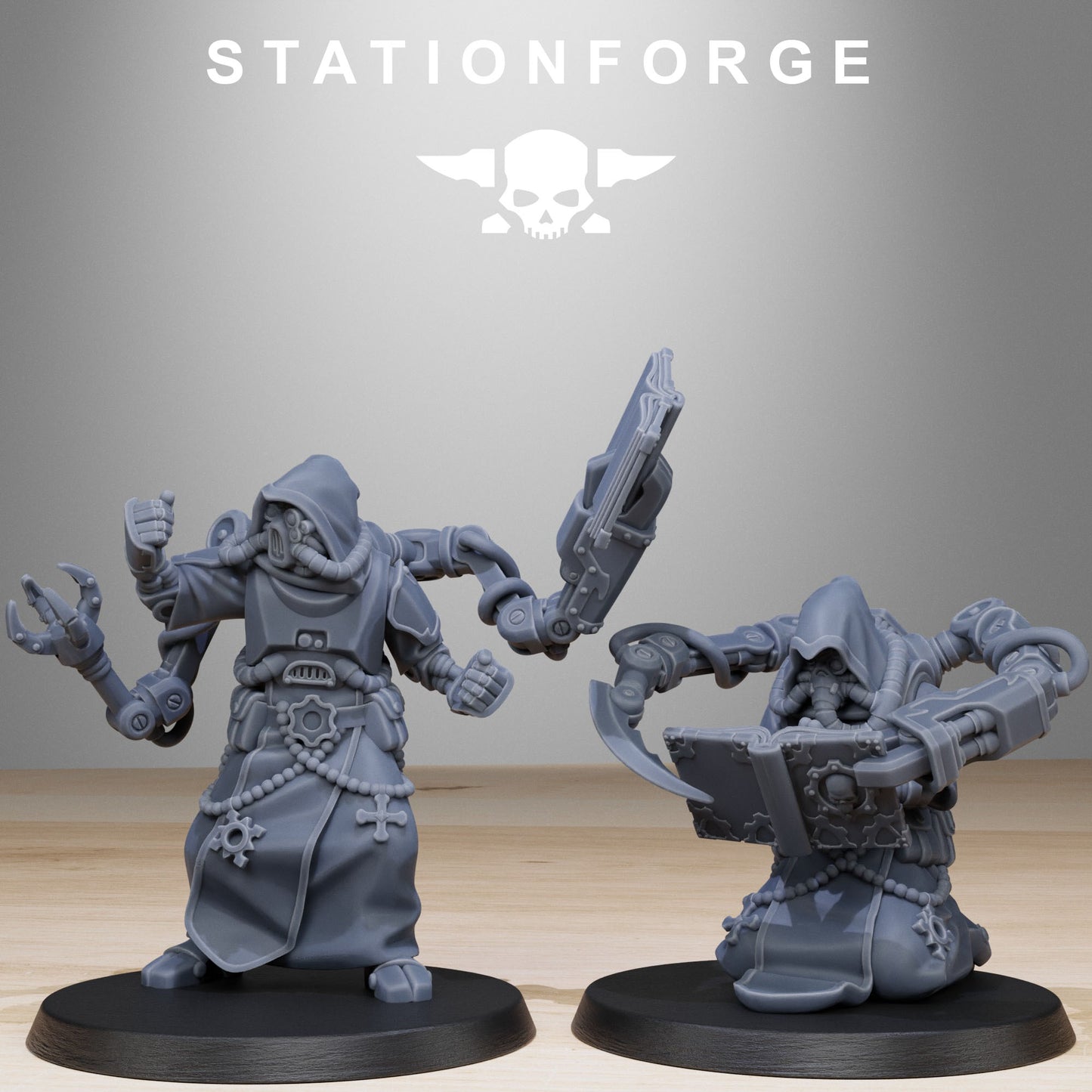 Scavenger Monks (x10) - TTRPG - Wargaming - Sci-Fi - Grimdark