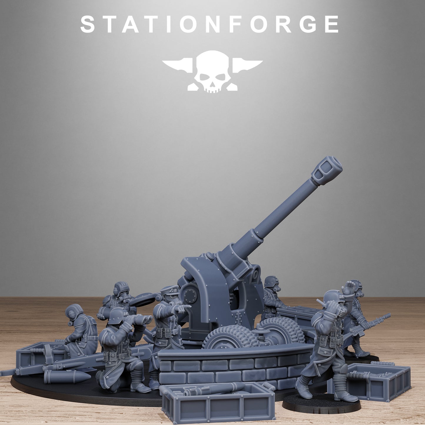 GrimGuard Light Artillery 2.0 (x3) - TTRPG - Wargaming - Sci-Fi - Grimdark