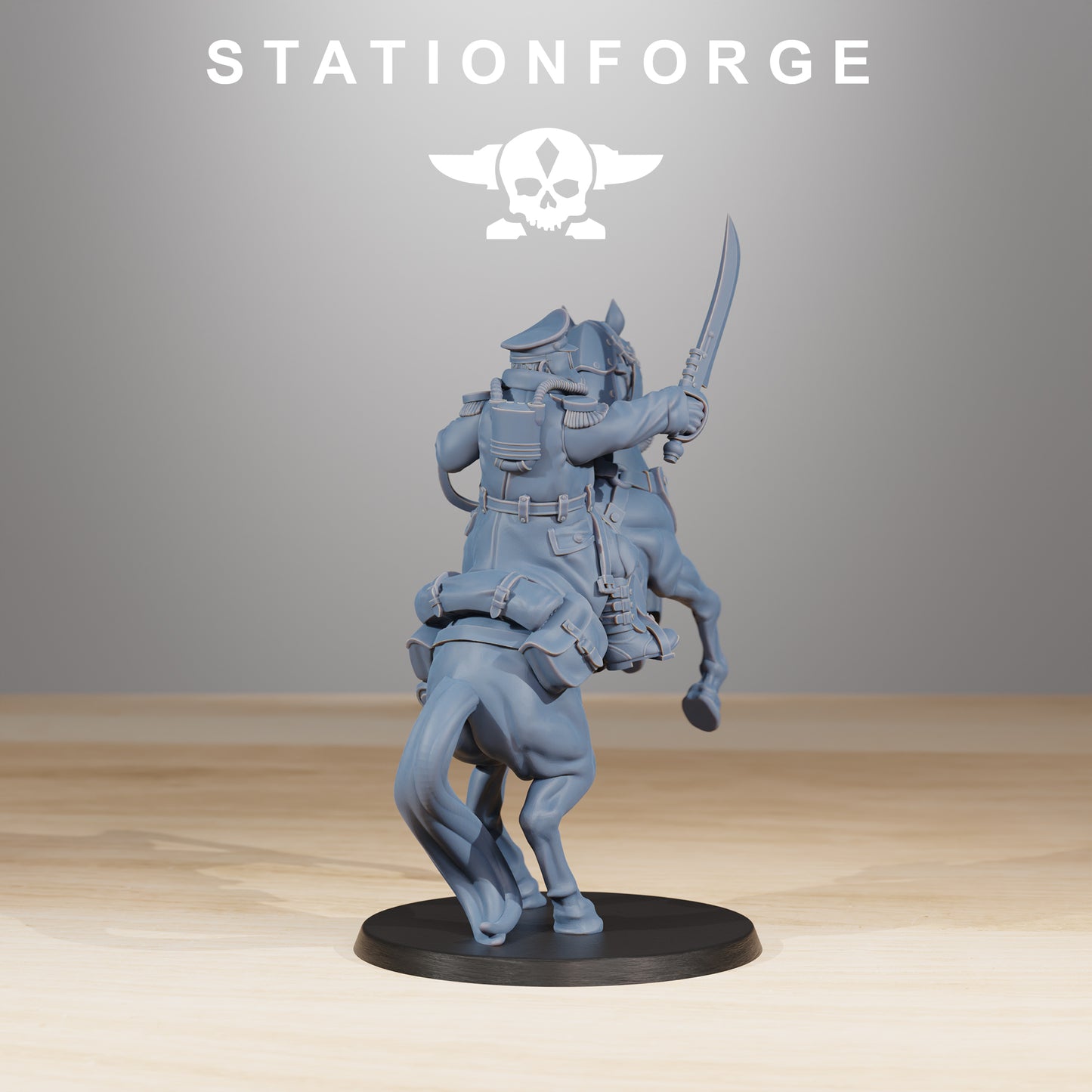 GrimGuard Cavalry Captain - TTRPG - Wargaming - Grimdark