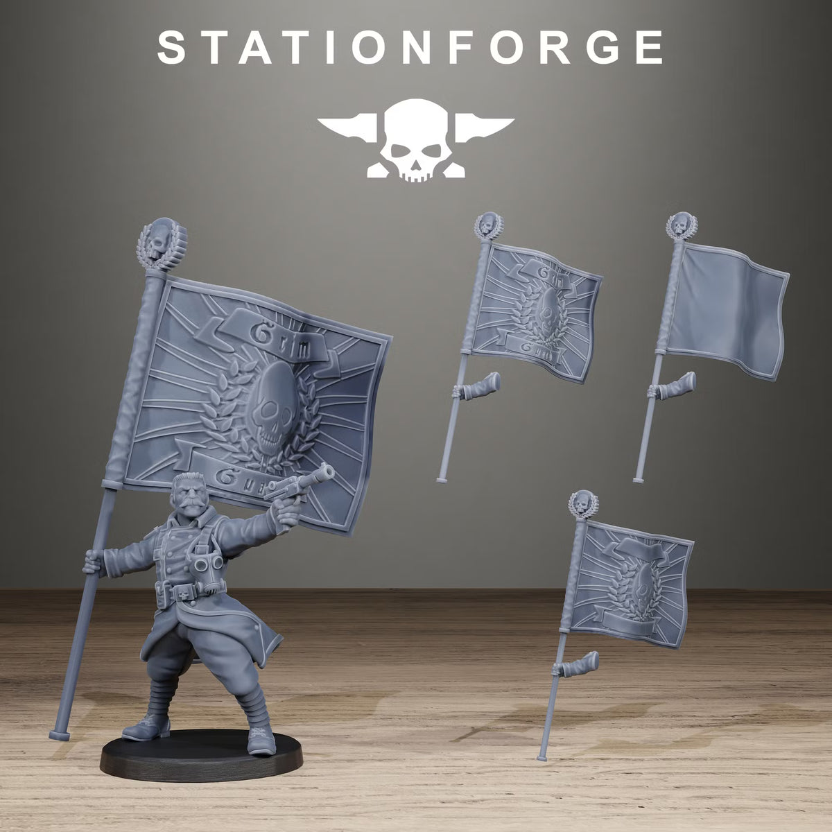 GrimGuard Unmasked Infantry (x10) - TTRPG - Wargaming - Grimdark