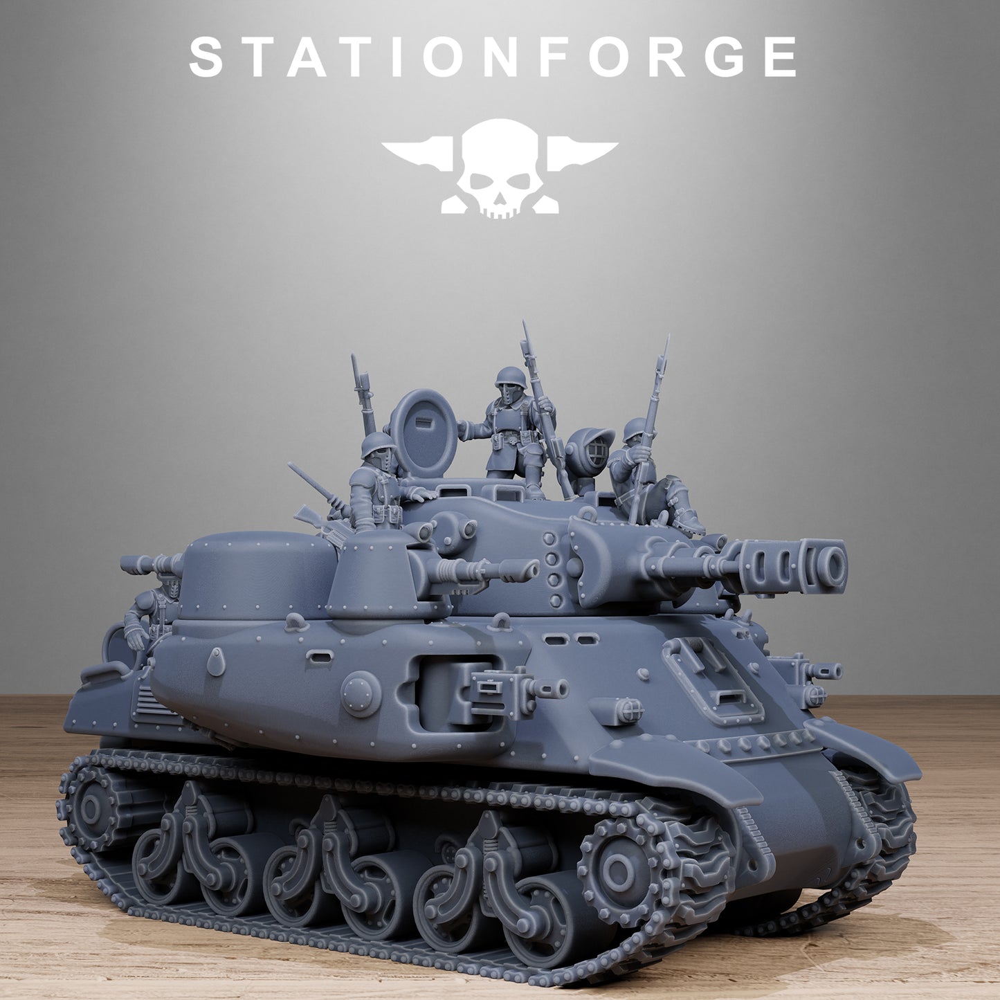 FreeGuard Battle Tank - TTRPG - Wargaming - Grimdark