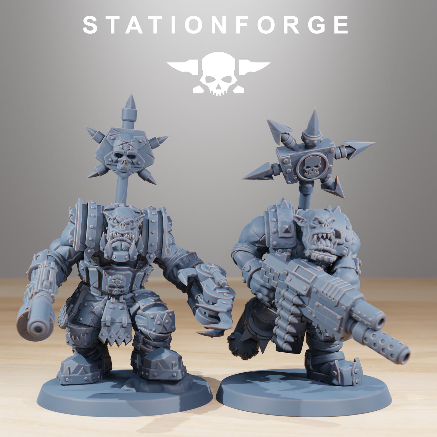 Orkaz SkullKrushers (x10) - TTRPG - Wargaming - Grimdark