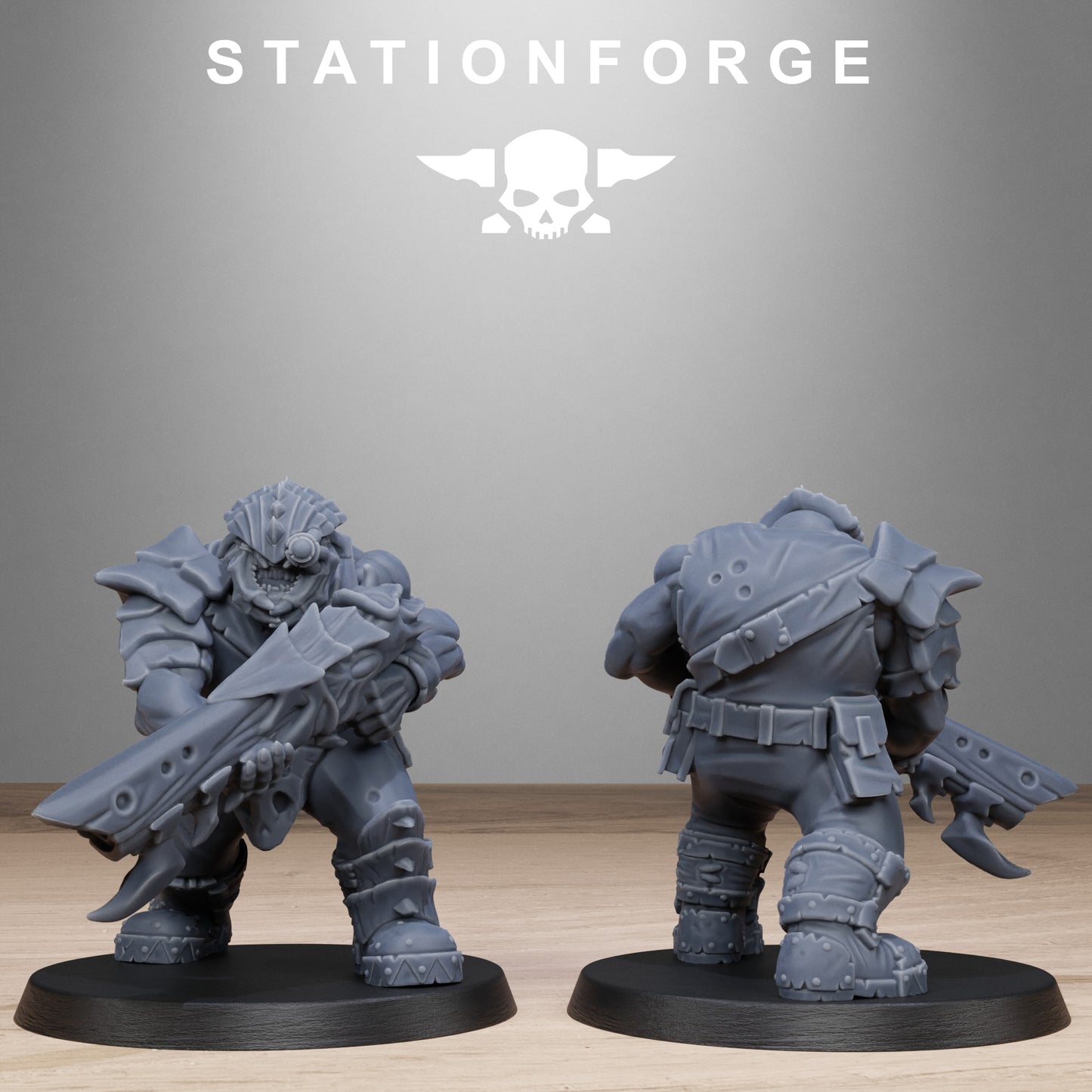 Orkaz Biotech Looters (x10) - by Station Forge - TTRPG - Wargaming - Grimdark