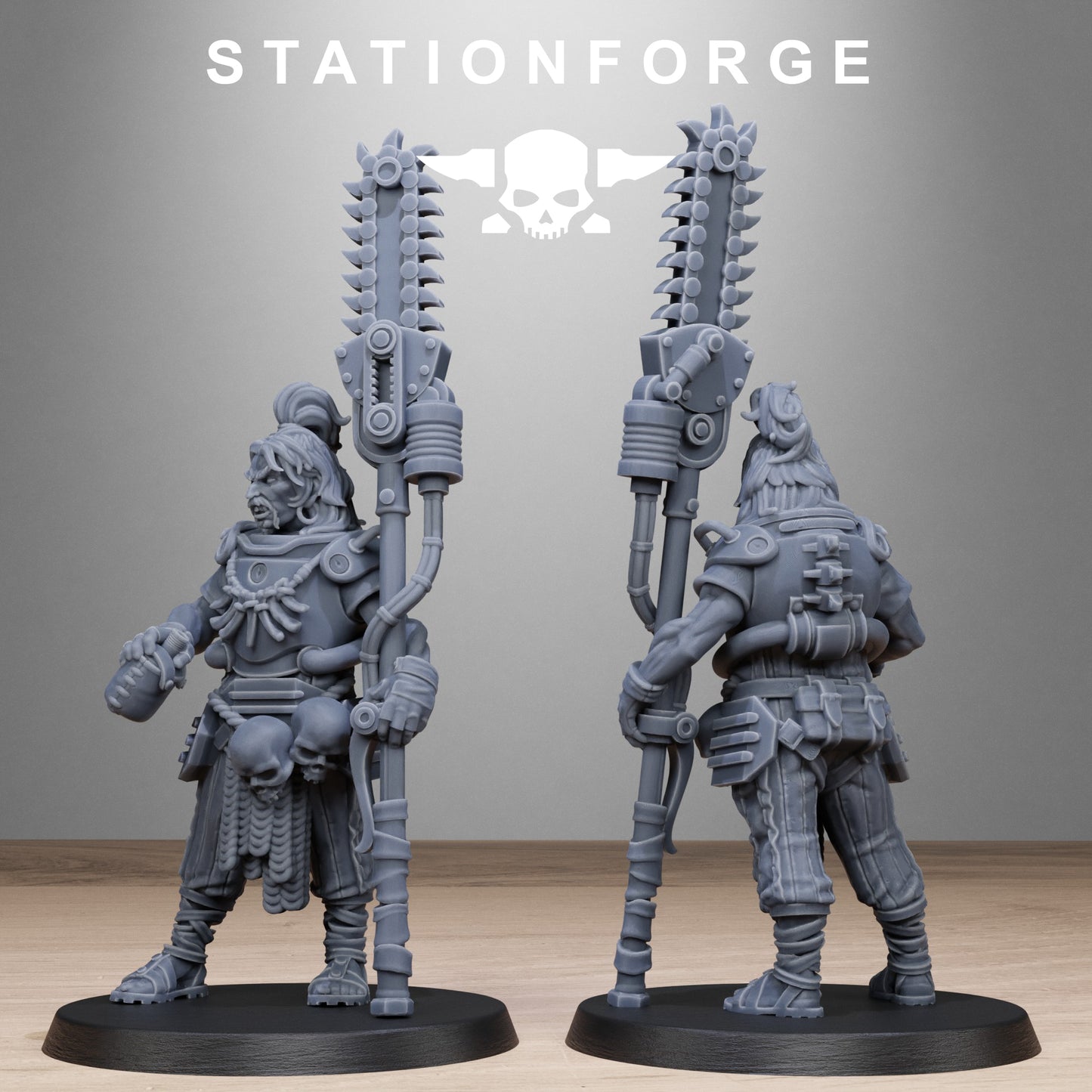Techno Savage Barbarians (x10) - TTRPG - Wargaming - Grimdark