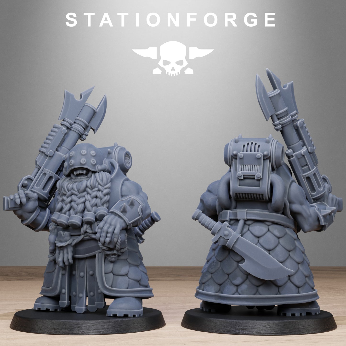 Corrupted Guard Dwarves (x10) - TTRPG - Wargaming - Grimdark