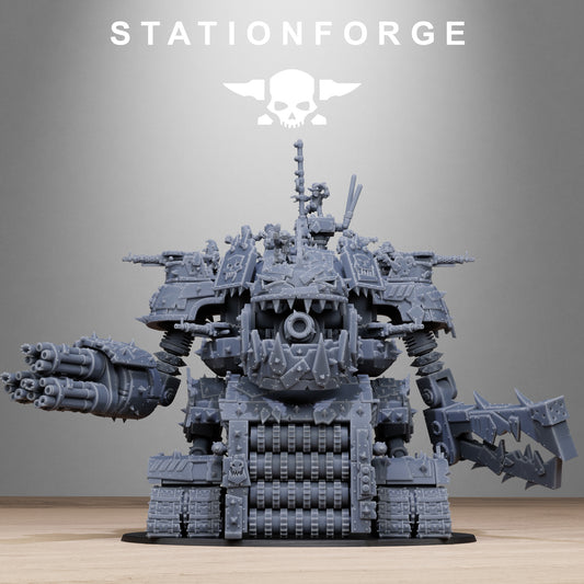 Orkaz Gognauts - Warmachine - TTRPG - Wargaming - Grimdark  - by Station Forge - Tabletop RPG Miniature - Roleplaying 3D Printed Fantasy Mini
