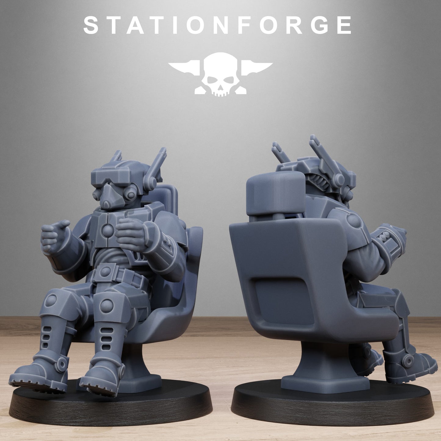 Pilot Commanders (x10) - by Station Forge - TTRPG - Wargaming - Grimdark