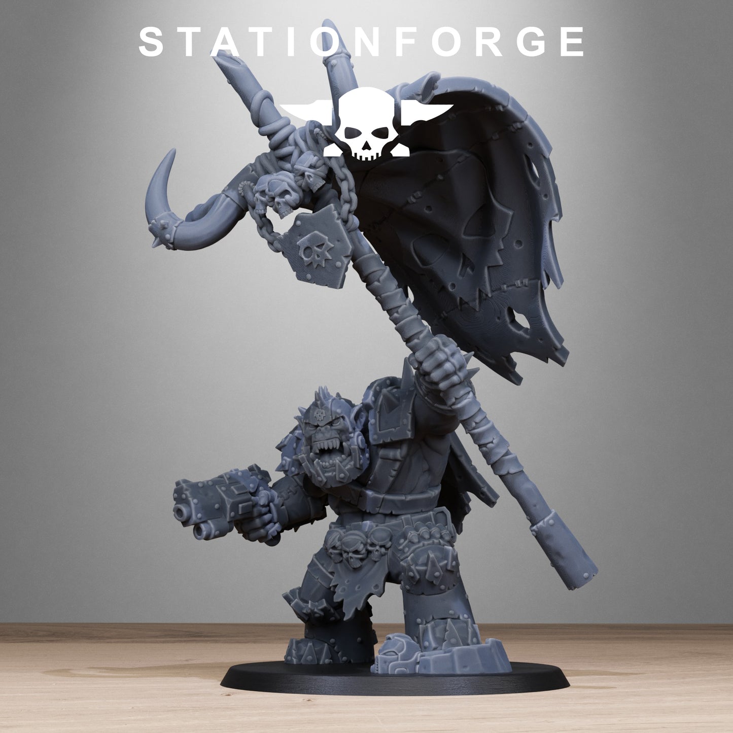 Orkaz Bearer Boss - TTRPG - Wargaming - Grimdark