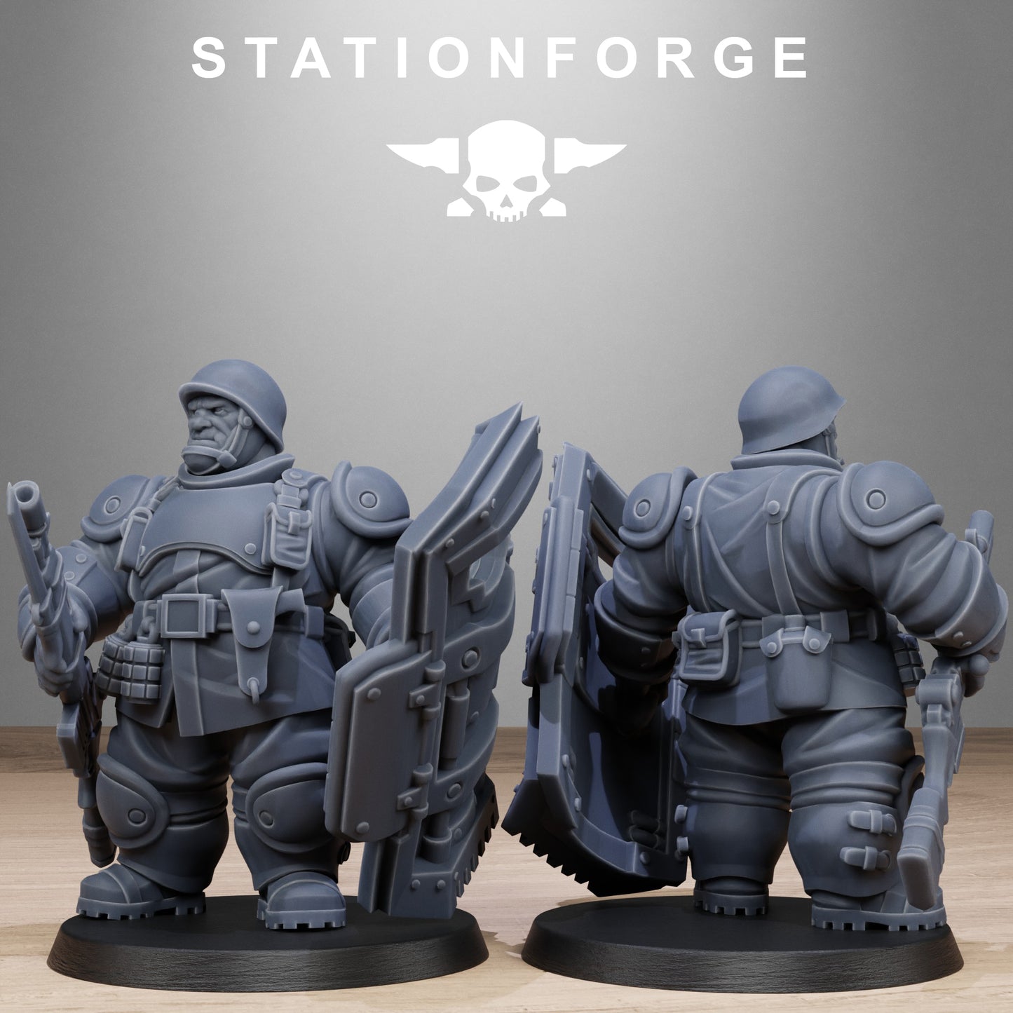 FreeGuard Armored Mutants (x10) - TTRPG - Wargaming - Grimdark