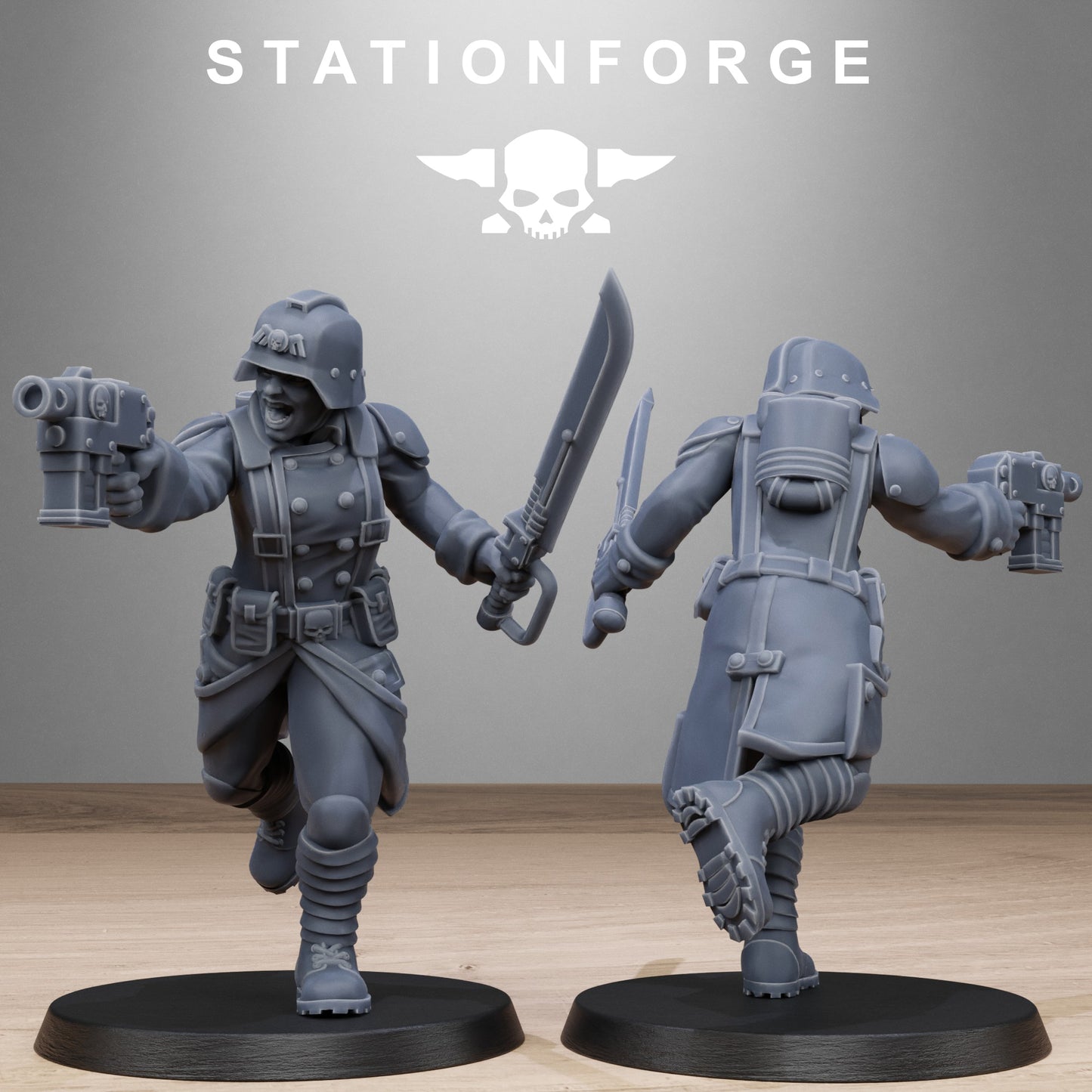 GrimGuard Steel Sisters (x10) TTRPG - Wargaming - Grimdark