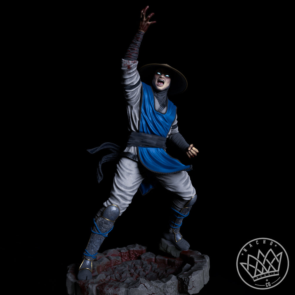 Raiden Sculpture (75mm to 500mm) - Unassembled/Unpainted/3D Print