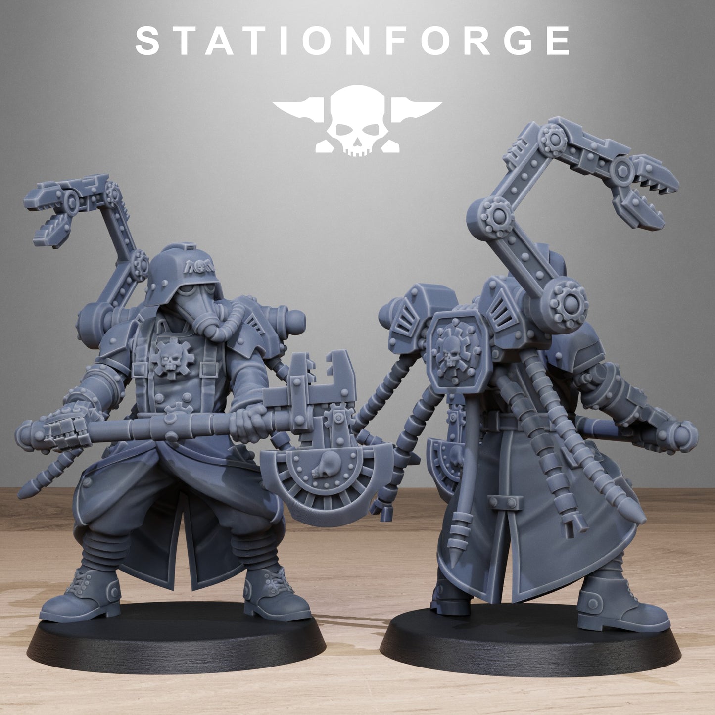 GrimGuard Tech Engineers (x10)- TTRPG - Wargaming - Grimdark