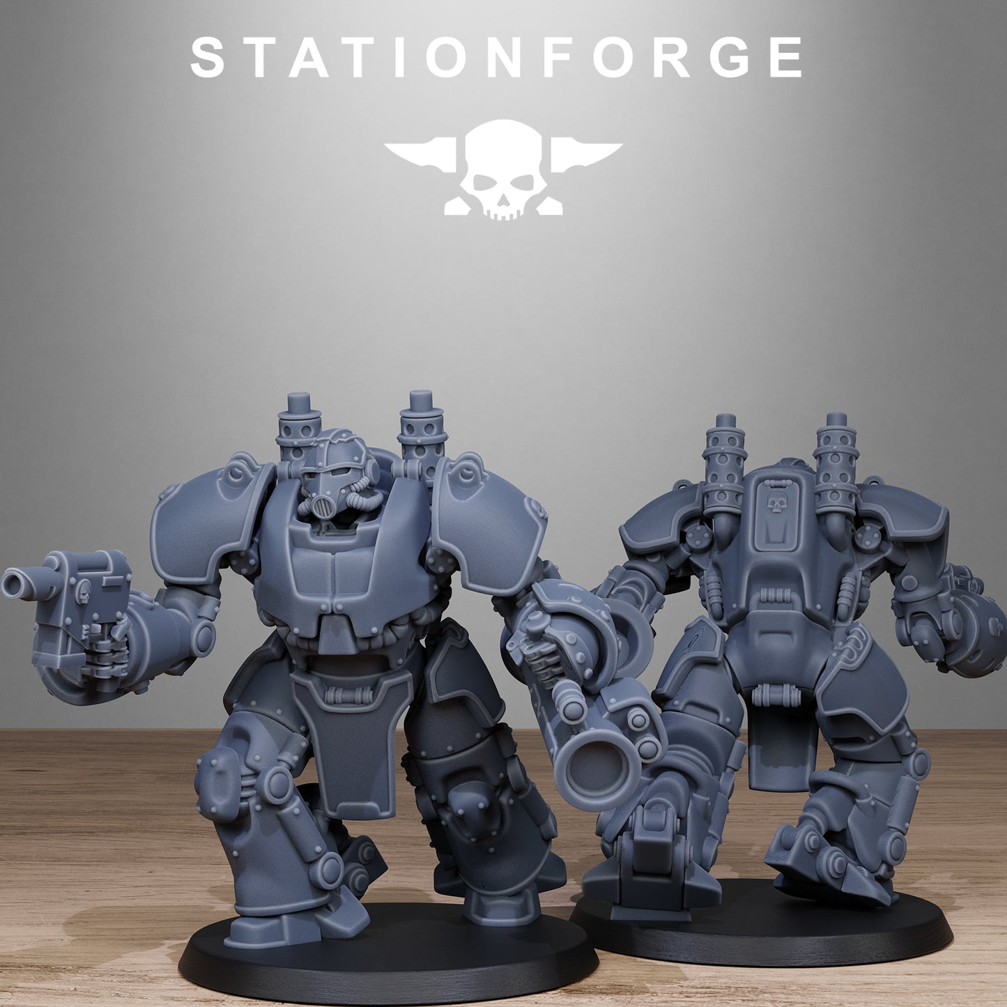 GrimGuard Power Armor (x5) - TTRPG - Wargaming - Grimdark