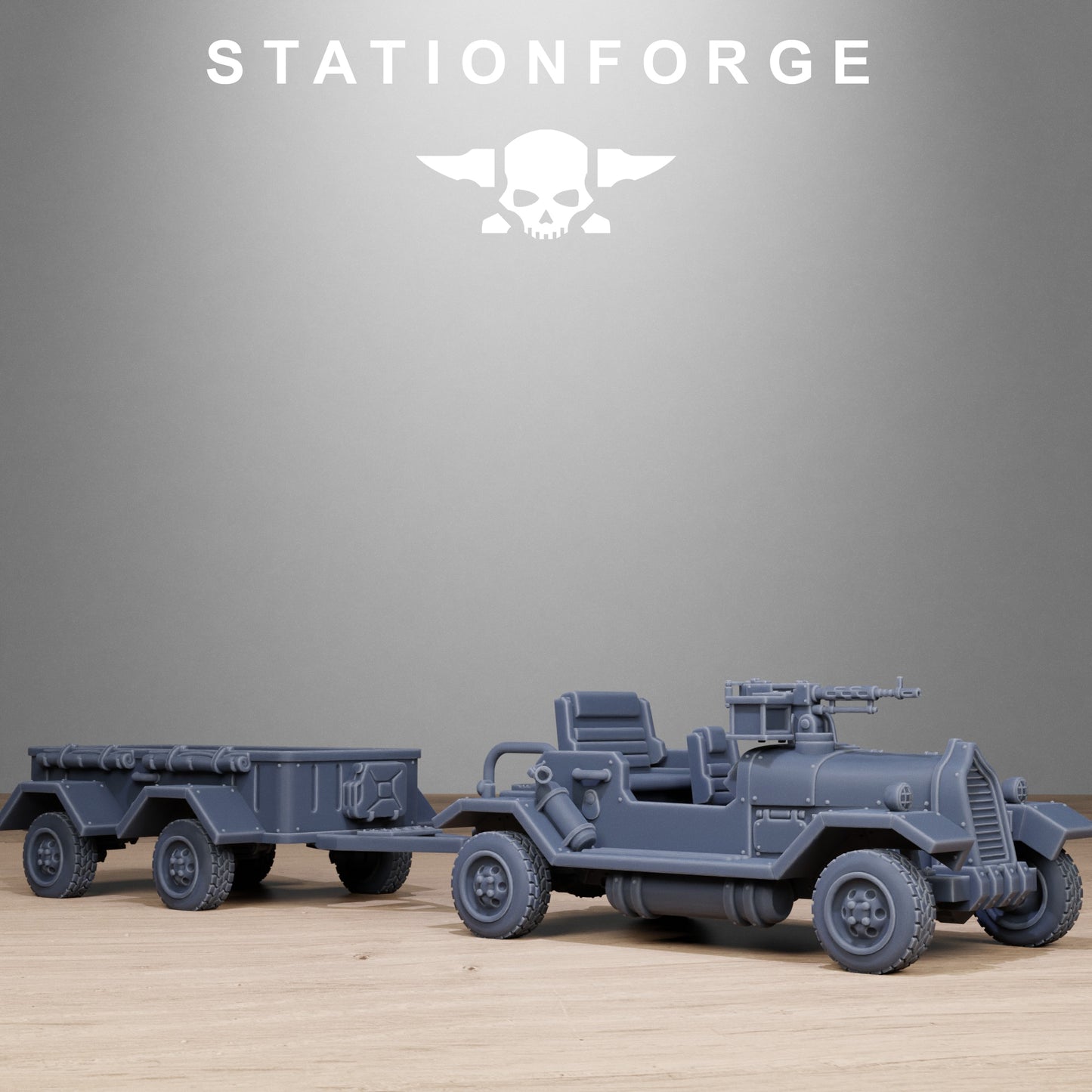 GrimGuard Support Vehicles (x2) - TTRPG - Wargaming - Grimdark