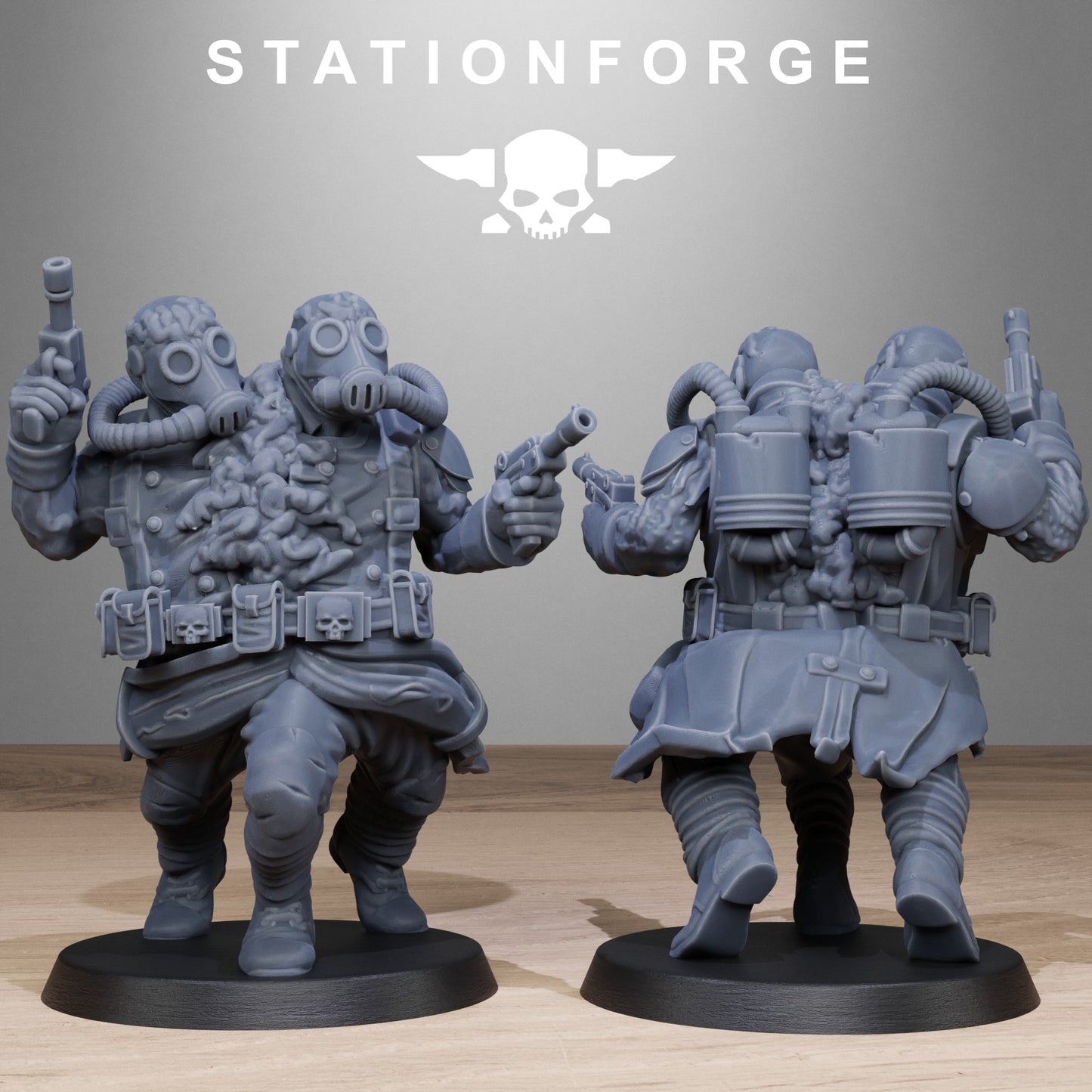 GrimGuard Radioactive Mutants (x10) - TTRPG - Wargaming - Grimdark