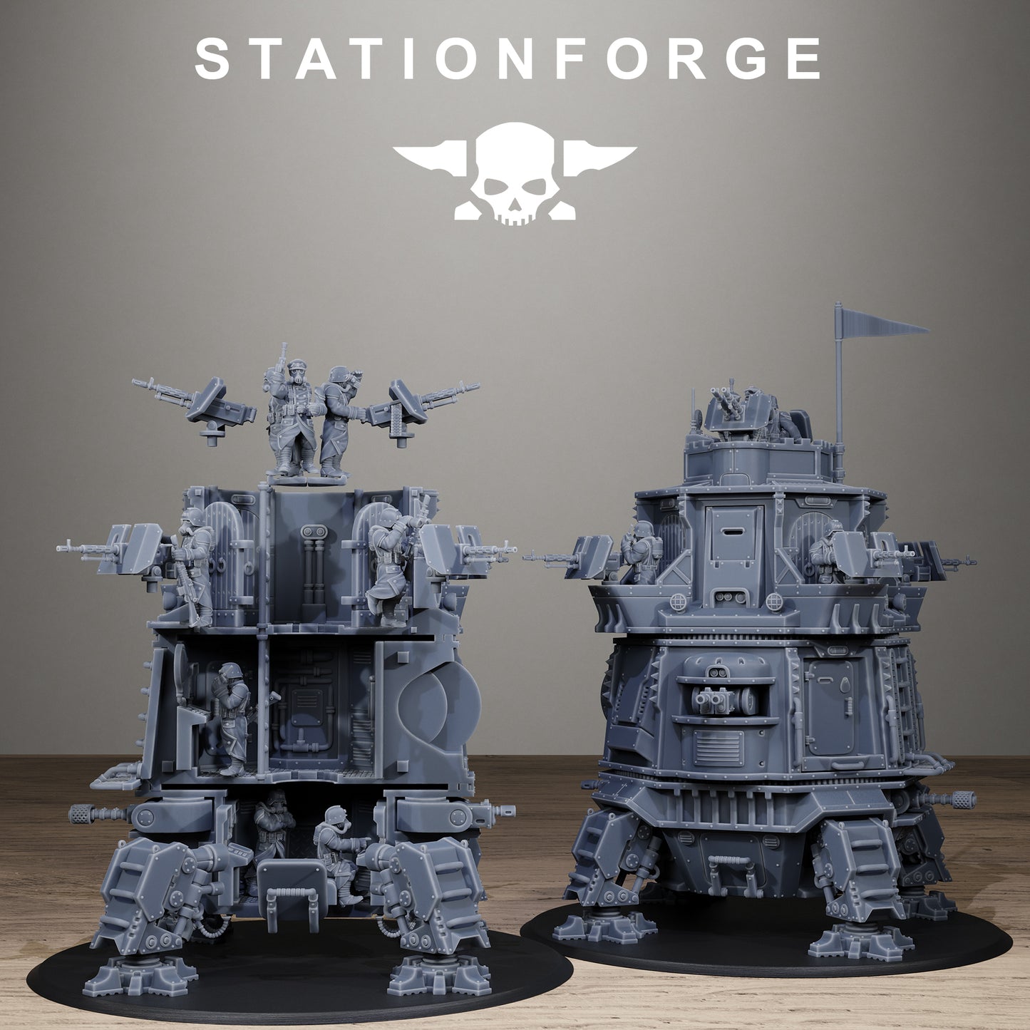 GrimGuard Tower Tank - TTRPG - Wargaming - Grimdark