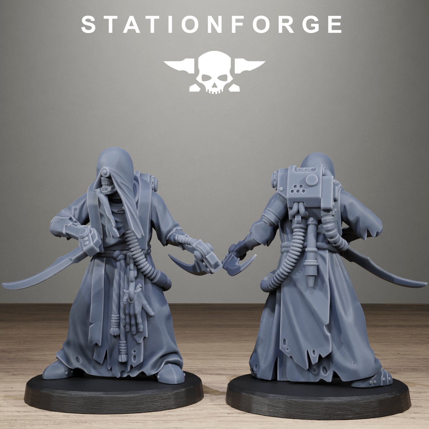 Scavenger Blade Preachers (x10) TTRPG - Wargaming - Grimdark