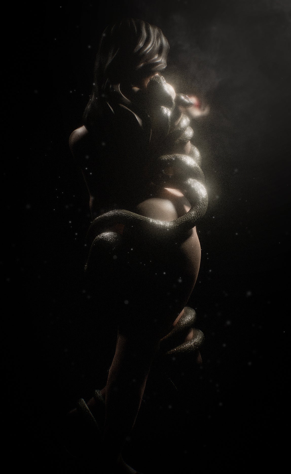 Eve - The First Sin Sculpture (75mm to 500mm) - Unassembled/Unpainted/3D Print