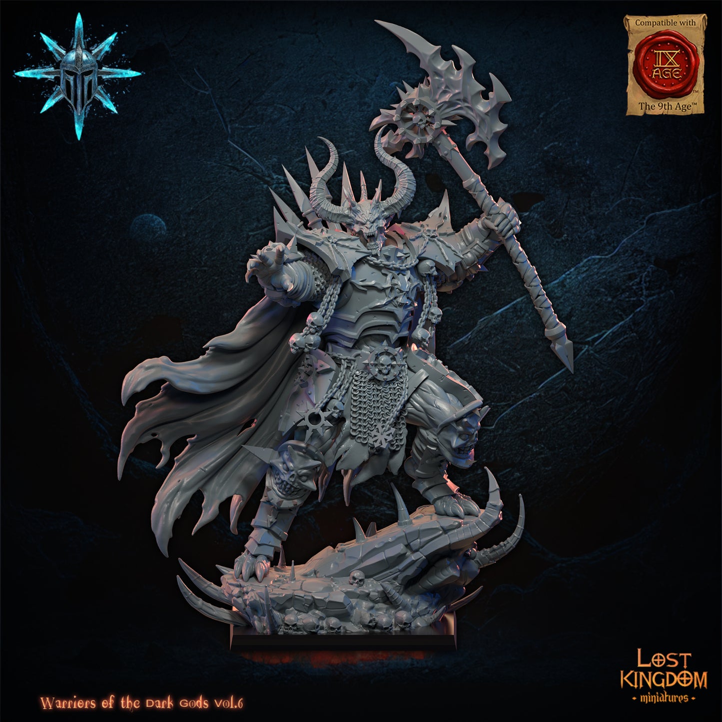 Dark Prince - Warriors of the Dark Gods - Chaos Warriors - TTRPG - Wargaming - Dungeons and Dragons