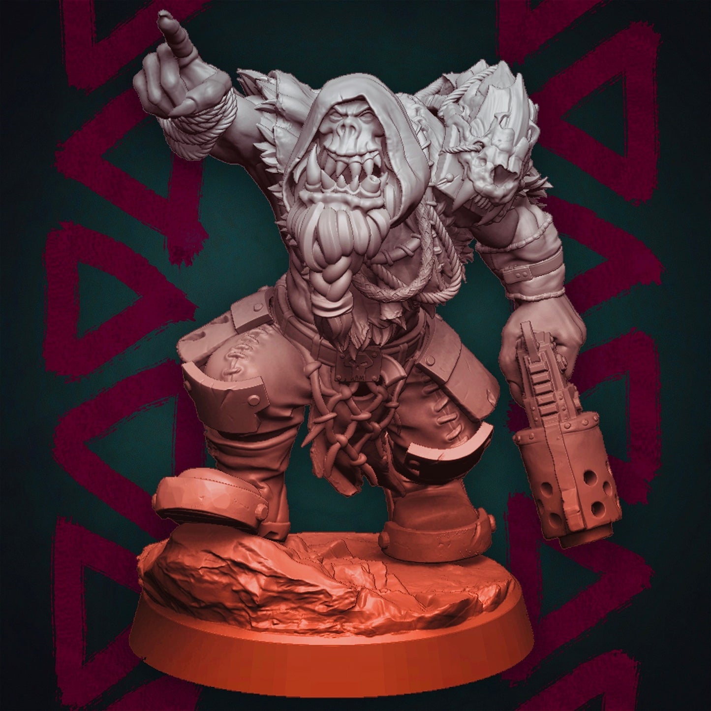 Orkaz Monster Hunters (x5) TTRPG - Wargaming - Grimdark