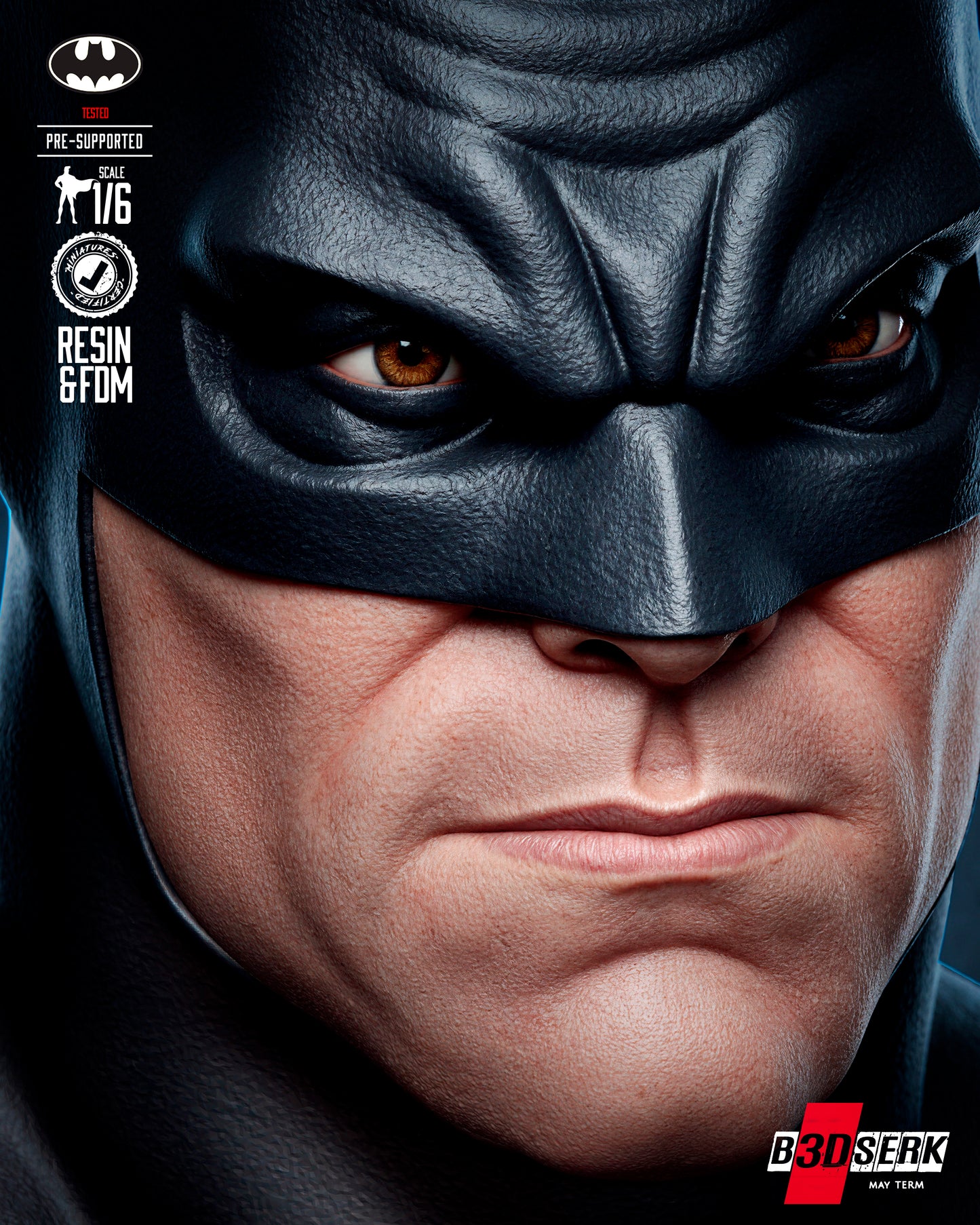Batman Kingdom Come Sculpture Sculpture (75mm to 500mm) - Unassembled/Unpainted/3D Print