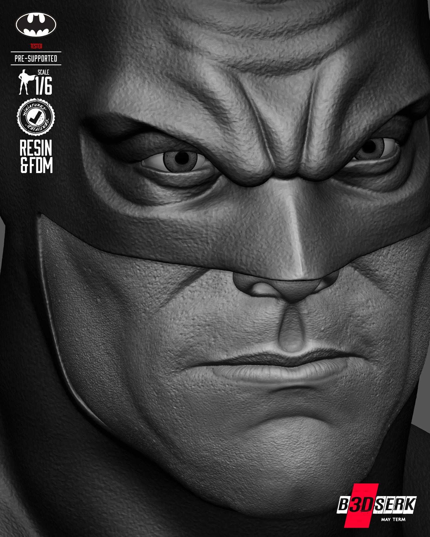Batman Kingdom Come Sculpture Sculpture (75mm to 500mm) - Unassembled/Unpainted/3D Print