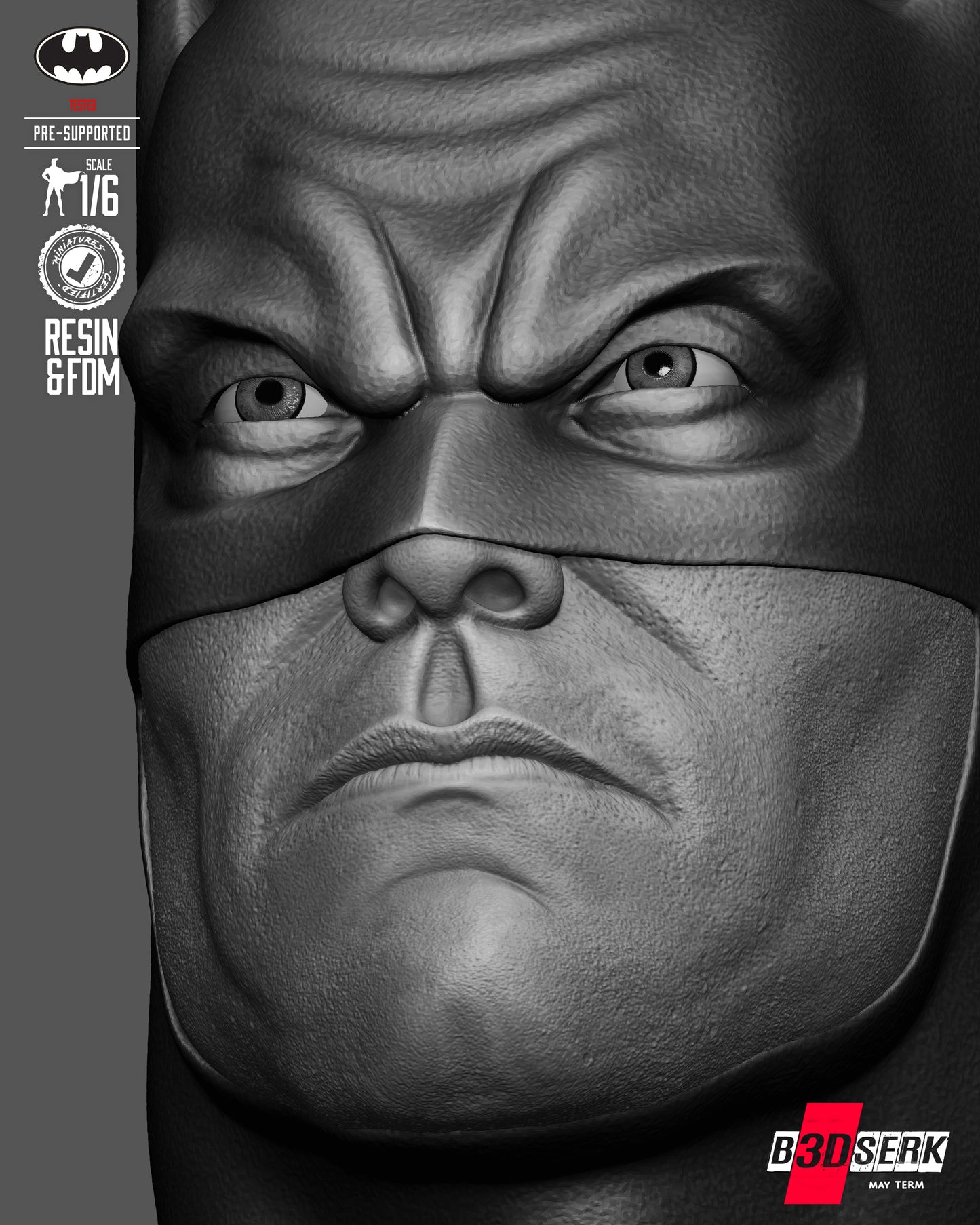 Batman Kingdom Come Sculpture Sculpture (75mm to 500mm) - Unassembled/Unpainted/3D Print