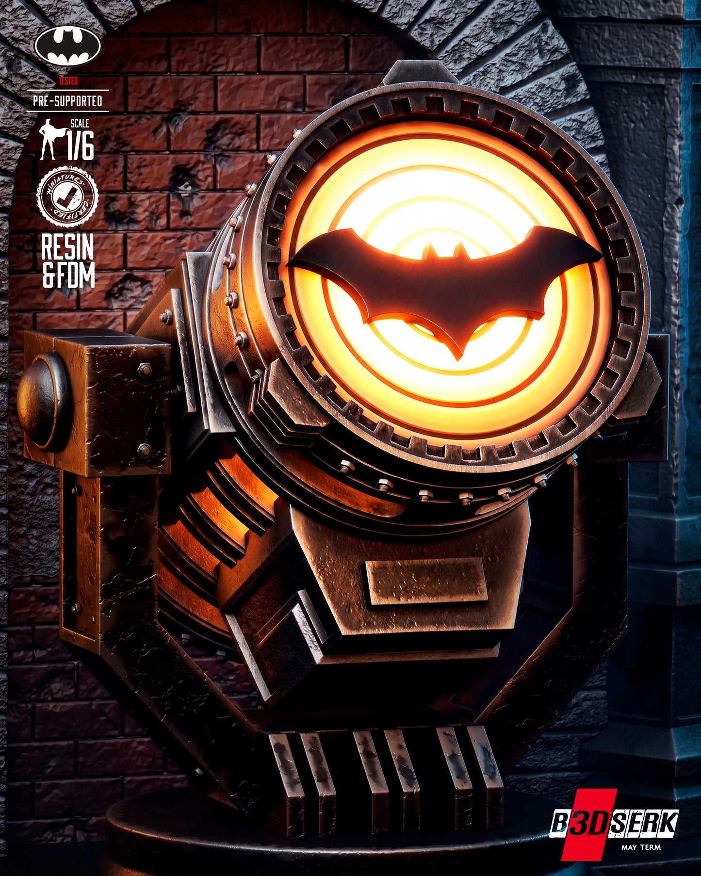 Batman Kingdom Come Sculpture Sculpture (75mm to 500mm) - Unassembled/Unpainted/3D Print