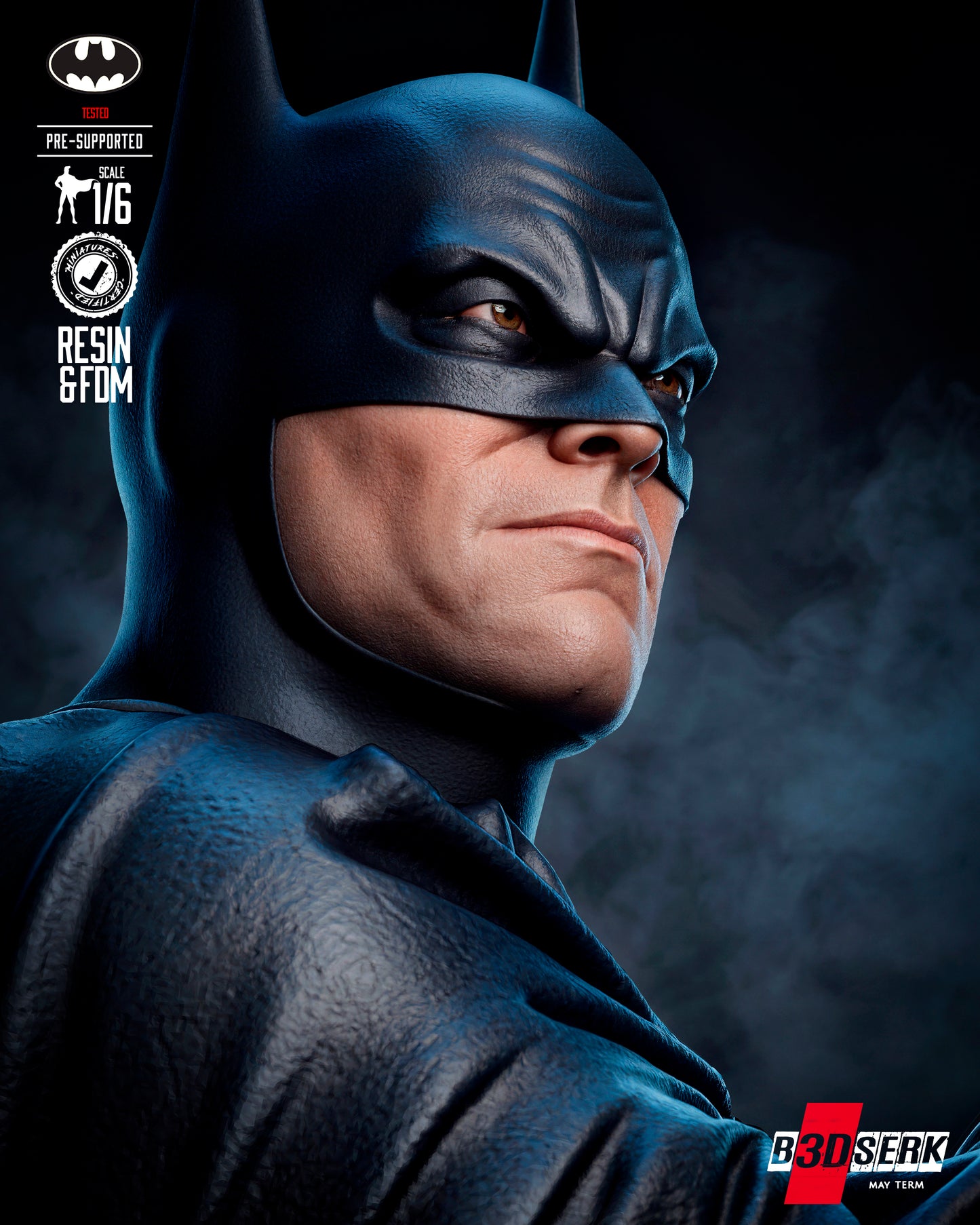 Batman Kingdom Come Sculpture Sculpture (75mm to 500mm) - Unassembled/Unpainted/3D Print