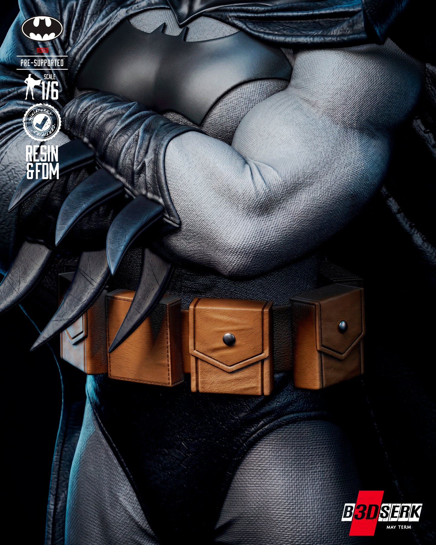 Batman Kingdom Come Sculpture Sculpture (75mm to 500mm) - Unassembled/Unpainted/3D Print