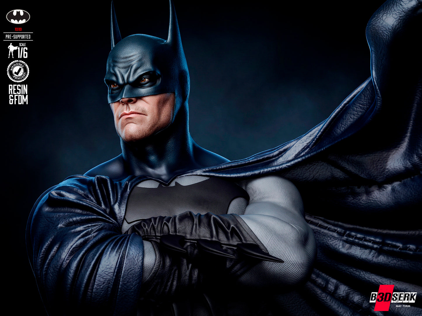 Batman Kingdom Come Sculpture Sculpture (75mm to 500mm) - Unassembled/Unpainted/3D Print
